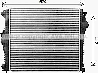 Ava Quality Cooling AL4148 - Интеркулер autocars.com.ua