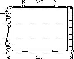 Ava Quality Cooling ALA2089 - Радіатор, охолодження двигуна autocars.com.ua