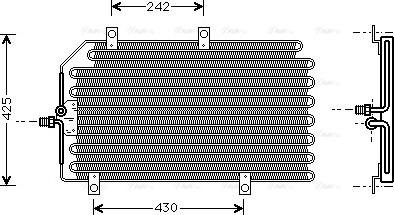 Ava Quality Cooling ALA5065 - Конденсатор, кондиціонер autocars.com.ua