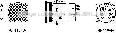 Ava Quality Cooling ALAK071 - Компрессор кондиционера autodnr.net