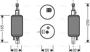 Ava Quality Cooling AL D001 - Осушувач, кондиціонер autocars.com.ua