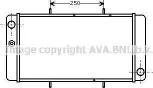 Ava Quality Cooling AU 2033 - Радіатор, охолодження двигуна autocars.com.ua