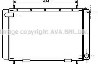 Ava Quality Cooling AU 2063 - Радіатор, охолодження двигуна autocars.com.ua