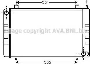 Ava Quality Cooling AU 2074 - Радіатор, охолодження двигуна autocars.com.ua