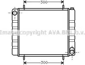 Ava Quality Cooling AU 2103 - Радіатор, охолодження двигуна autocars.com.ua