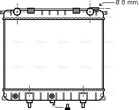 Ava Quality Cooling AU 2132 - Радіатор, охолодження двигуна autocars.com.ua