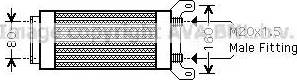 Ava Quality Cooling AU 3194 - Масляний радіатор, рухове масло autocars.com.ua