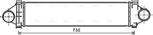 Ava Quality Cooling AU4213 - Интеркулер autocars.com.ua