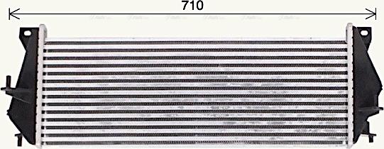 Ava Quality Cooling AU4338 - Интеркулер autocars.com.ua