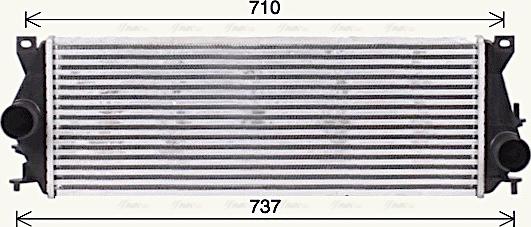 Ava Quality Cooling AU4339 - Интеркулер autocars.com.ua