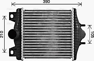 Ava Quality Cooling AU4348 - Интеркулер autocars.com.ua