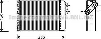 Ava Quality Cooling AU 6087 - Теплообмінник, опалення салону autocars.com.ua