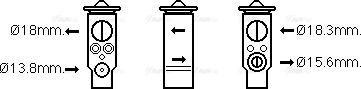 Ava Quality Cooling BW1437 - Расширительный клапан, кондиционер avtokuzovplus.com.ua