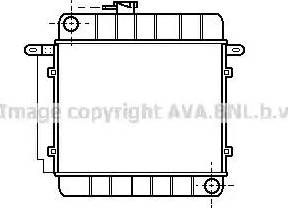 AVA BW 2004 - Радіатор, охолодження двигуна autocars.com.ua