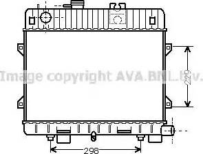 Ava Quality Cooling BW 2032 - Радіатор, охолодження двигуна autocars.com.ua