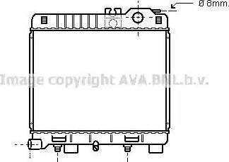 Ava Quality Cooling BW 2034 - Радіатор, охолодження двигуна autocars.com.ua