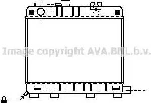 Ava Quality Cooling BW 2041 - Радіатор, охолодження двигуна autocars.com.ua