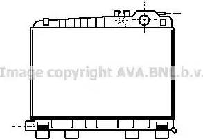 Ava Quality Cooling BW 2043 - Радіатор, охолодження двигуна autocars.com.ua