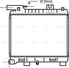 Ava Quality Cooling BW 2053 - Радіатор, охолодження двигуна autocars.com.ua