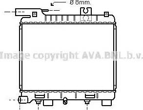 Ava Quality Cooling BW 2056 - Радіатор, охолодження двигуна autocars.com.ua