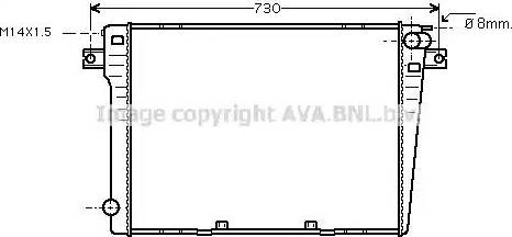 Ava Quality Cooling BW 2109 - Радиатор, охлаждение двигателя autodnr.net