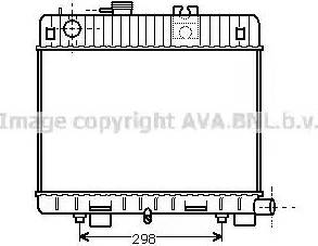 Ava Quality Cooling BW 2112 - Радіатор, охолодження двигуна autocars.com.ua