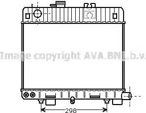 Ava Quality Cooling BW 2113 - Радіатор, охолодження двигуна autocars.com.ua