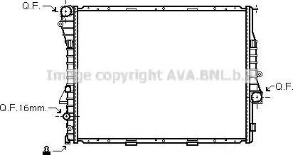 Ava Quality Cooling BW 2275 - Радіатор, охолодження двигуна autocars.com.ua