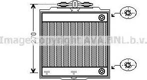 Ava Quality Cooling BW 2367 - Радиатор, охлаждение двигателя avtokuzovplus.com.ua