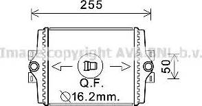 Ava Quality Cooling BW2450 - Радіатор, охолодження двигуна autocars.com.ua