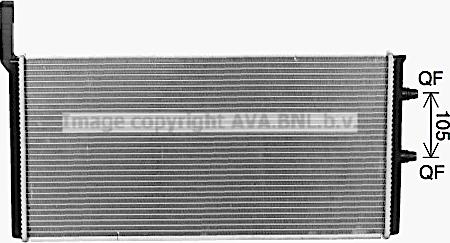 Ava Quality Cooling BW2583 - Радіатор, охолодження двигуна autocars.com.ua
