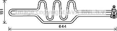 Ava Quality Cooling BW3469 - Масляний радіатор, кермове управління autocars.com.ua