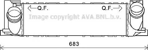 Ava Quality Cooling BW4468 - Интеркулер autocars.com.ua