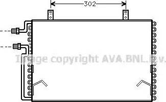 AVA BW 5123 - Конденсатор, кондиціонер autocars.com.ua