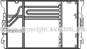 AVA BW 5149 - Конденсатор, кондиціонер autocars.com.ua