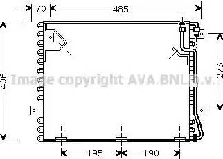 Ava Quality Cooling BW 5182 - Конденсатор, кондиціонер autocars.com.ua