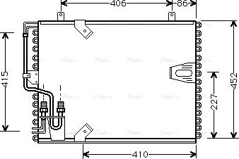 Ava Quality Cooling BW 5183 - Конденсатор, кондиціонер autocars.com.ua