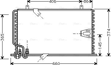 Ava Quality Cooling BW 5184 - Конденсатор, кондиціонер autocars.com.ua