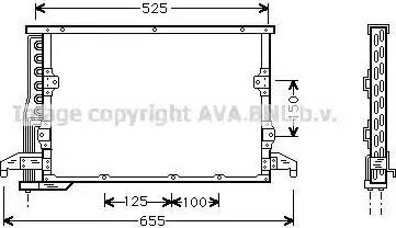 Ava Quality Cooling BW 5190 - Конденсатор кондиционера avtokuzovplus.com.ua