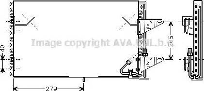 Ava Quality Cooling BW 5200 - Конденсатор, кондиціонер autocars.com.ua