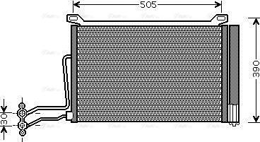 Ava Quality Cooling BW5264D - Конденсатор, кондиціонер autocars.com.ua