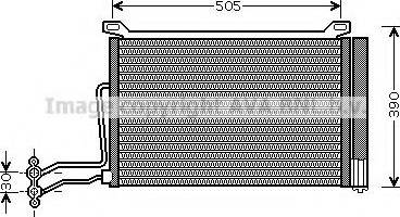 Ava Quality Cooling BW 5264 - Конденсатор, кондиціонер autocars.com.ua