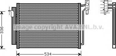 Ava Quality Cooling BW 5281 - Конденсатор, кондиціонер autocars.com.ua