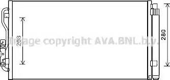 Ava Quality Cooling BW5434D - Конденсатор, кондиціонер autocars.com.ua