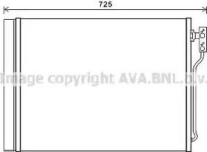 Ava Quality Cooling BW5435 - Конденсатор, кондиціонер autocars.com.ua