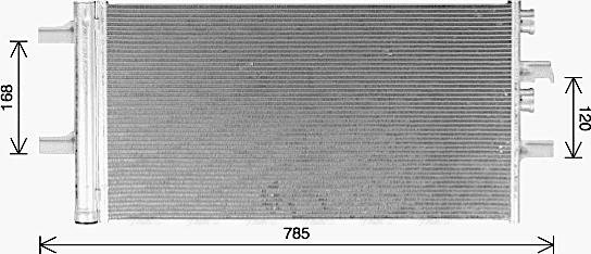 Ava Quality Cooling BW5603D - Конденсатор, кондиціонер autocars.com.ua