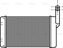 AVA BW 6030 - Теплообмінник, опалення салону autocars.com.ua