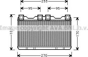 Ava Quality Cooling BW 6259 - Теплообмінник, опалення салону autocars.com.ua