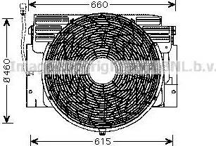 Ava Quality Cooling BW 7518 - Вентилятор, охолодження двигуна autocars.com.ua