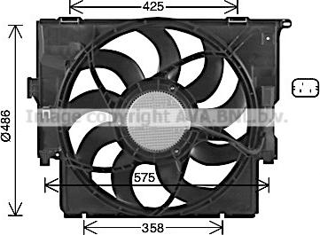 Ava Quality Cooling BW7591 - Вентилятор, охлаждение двигателя autodnr.net